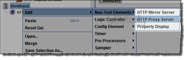  adding non test elements in http proxy server